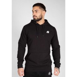 Bluza fitness męska Gorilla Wear Palmer Hoodie z kapturem. Czarne bluzy z kapturem GORILLA WEAR, m, bez wzorów, z bawełny, z kapturem. Za 311.55 zł.