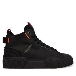 Trampki Palladium. Czarne trampki Palladium, m, bez wzorów, bez zapięcia. Za 399.99 zł.