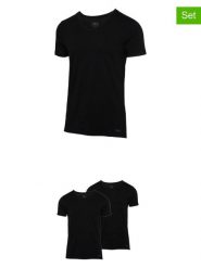 Fila Koszulki (3 szt.) w kolorze czarnym rozmiar: M. Czarne bezrękawniki Fila, m, bez wzorów, bez kołnierzyka, bez ramiączek. Za 108.99 zł.