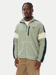 Quiksilver Polar EQYPF03091 Zielony jasny Comfort Fit. Zielone bluzy z polaru Quiksilver, m, bez wzorów, z polaru, bez kaptura. Za 329.99 zł.