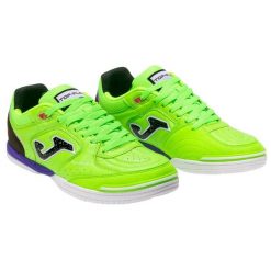 Męskie Skórzane Halowe Buty Piłkarskie Top Flex. Zielone buty turystyczne Joma, bez wzorów, z materiału, bez zapięcia, do piłki nożnej. Za 371.99 zł.