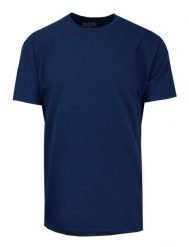 T-Shirt Bawełniany Ciemny Niebieski Męski Bez Nadruku, Koszulka, Krótki Rękaw, Basic, U-neck. Niebieskie bluzki z długim rękawem Hovard, m, bez wzorów, z bawełny, bez kołnierzyka, bez ramiączek. Za 85.00 zł.
