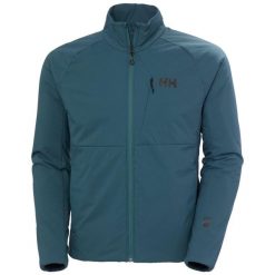 Kurtka turystyczna Helly Hansen Odin Stretch. Niebieskie kurtki przeciwdeszczowe Helly Hansen, bez wzorów, bez kaptura. Za 1,063.85 zł.