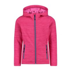 Dziewczęcy polar z kapturem CMP. Czerwone bluzy z polaru CMP, bez wzorów, z polaru, z kapturem. Za 290.50 zł.