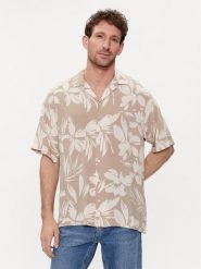 Jack&Jones Koszula Jeff 12248408 Beżowy Relaxed Fit. Brązowe koszule Jack&Jones, m, bez wzorów, z wiskozy, bez kołnierzyka, bez ramiączek. Za 79.99 zł.