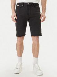 Calvin Klein Jeans Szorty jeansowe LV04RF921G Czarny Regular Fit. Czarne szorty Calvin Klein Jeans, m, bez wzorów, z bawełny. Za 289.99 zł.