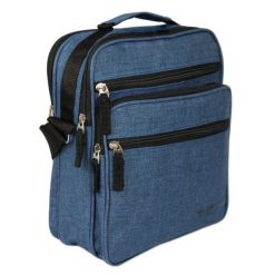 Torebka, Granatowa Listonoszka Zapinana na Zamek z Regulowanym Paskiem -Pako Jeans. Niebieskie torby na ramię Pako Jeans, bez wzorów, z jeansu, na ramię, małe, bez dodatków. Za 59.00 zł.