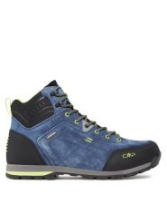 CMP Trekkingi Alcor 2.0 Mid WP 3Q18577 Niebieski. Niebieskie botki sznurowane CMP, bez wzorów, ze skóry, bez obcasa, bez zapięcia. Za 309.99 zł.