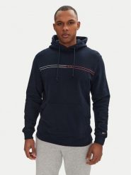 Tommy Jeans Bluza Entry Graphic DM0DM20847 Granatowy Regular Fit. Niebieskie bluzy Tommy Jeans, m, bez wzorów, z bawełny, bez kaptura. Za 209.99 zł.