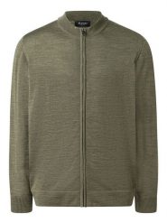 Maerz Muenchen Wełniany kardigan w kolorze khaki rozmiar: 54. Brązowe swetry rozpinane Maerz Muenchen, bez wzorów, z wełny, bez kołnierzyka, bez ramiączek. Za 347.99 zł.