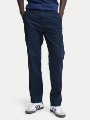 Blend Spodnie materiałowe 20716614 Granatowy Straight Fit. Niebieskie spodnie materiałowe Blend, m, bez wzorów, z bawełny. Za 99.99 zł.