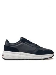 Tommy Hilfiger Sneakersy FM0FM05216 Granatowy. Niebieskie buty sportowe casual Tommy Hilfiger, bez wzorów, ze skóry, bez zapięcia. Za 389.99 zł.