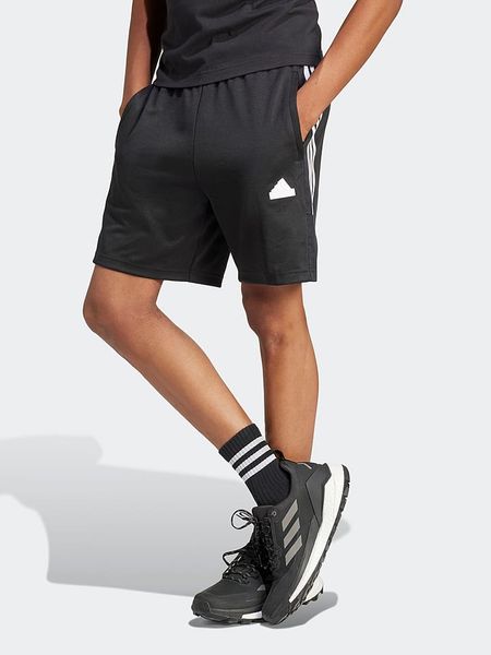 Adidas Szorty dresowe w kolorze czarnym rozmiar: XXL. Czarne krótkie spodenki sportowe Adidas, xxl, bez wzorów, z dresówki. Za 117.73 zł.