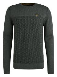 PME Legend Sweter w kolorze zielonym rozmiar: XXL. Zielone swetry nierozpinane PME Legend, xxl, bez wzorów, z bawełny, bez kołnierzyka, bez ramiączek. Za 247.95 zł.