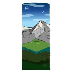 Komin na szyję bandana do biegania BUFF oryginal ecostretch. Zielone buty do biegania Buff, bez wzorów. W wyprzedaży za 74.93 zł.
