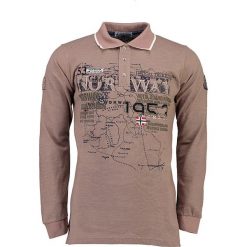 Koszulka polo "Kagatel" w kolorze szarobrązowym. Koszulki polo marki Geographical Norway Men. W wyprzedaży za 108.95 zł.