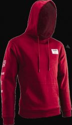 Bluza z kapturem LEATT Hoodie Core. Czerwone bluzy z kapturem LEATT, l, bez wzorów, z bawełny, z kapturem. Za 258.30 zł.