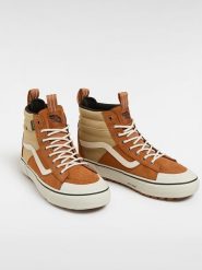 Vans Skórzane sneakersy "Sk8-Hi" w kolorze musztardowo-beżowym rozmiar: 36,5. Pomarańczowe buty sportowe casual Vans, bez wzorów, z materiału, bez zapięcia. Za 206.91 zł.