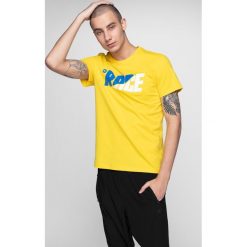 T-shirt męski TSM225 - żółty. T-shirty marki 4F. Za 29.99 zł.