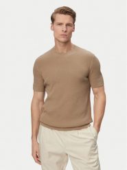 JOOP! Jeans Sweter Sandero 30101597 Beżowy jasny Regular Fit. Brązowe swetry rozpinane JOOP! Jeans, m, bez wzorów, z bawełny, bez kołnierzyka, bez ramiączek. Za 419.99 zł.