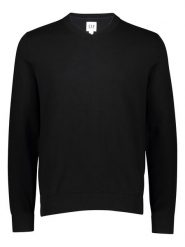 GAP Sweter w kolorze czarnym rozmiar: S. Czarne swetry nierozpinane GAP, s, bez wzorów, z bawełny, bez kołnierzyka, bez ramiączek. Za 104.95 zł.