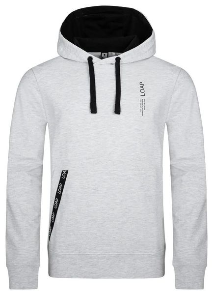 Bluza męska Loap Ewonul Szara 2xl. Czarne bluzy z kapturem LOOP, m, bez wzorów, z bawełny, z kapturem. Za 113.06 zł.
