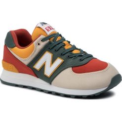 Sneakersy NEW BALANCE - ML574IND Kolorowy Zielony. Zielone buty sportowe casual New Balance, bez wzorów, z materiału. Za 349.99 zł.