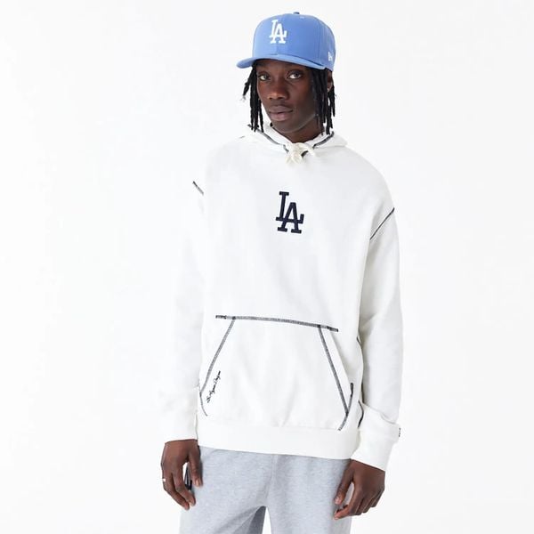Bluza z kapturem Los Angeles Dodgers MLB World Series. Białe bluzy z kapturem New Era, l, bez wzorów, z bawełny, z kapturem. Za 343.00 zł.