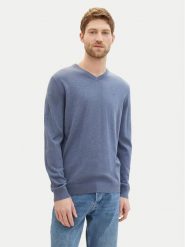 Tom Tailor Sweter 1038427 Niebieski Regular Fit. Niebieskie swetry rozpinane Tom Tailor, m, bez wzorów, z bawełny, bez kołnierzyka, bez ramiączek. Za 99.99 zł.