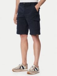 Guess Szorty materiałowe M6GDVA W1703 Granatowy Regular Fit. Niebieskie szorty Guess, m, z aplikacjami, z bawełny. Za 434.99 zł.