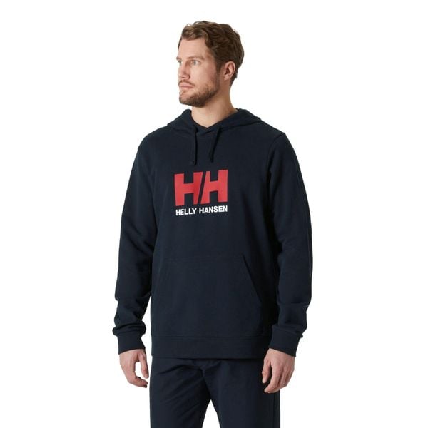 Bluza z kapturem Helly Hansen HH Logo 2.0. Niebieskie bluzy z kapturem Helly Hansen, m, bez wzorów, z bawełny, z kapturem. W wyprzedaży za 307.70 zł.