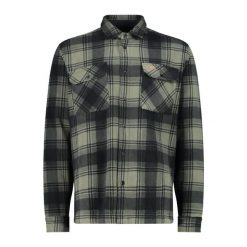 Koszula męska CMP 34S2707. Czarne koszule CMP, m, bez wzorów, bez kołnierzyka, bez ramiączek. Za 308.00 zł.