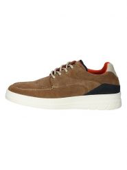 Bullboxer Skórzane sneakersy w kolorze brązowym rozmiar: 41. Brązowe buty sportowe casual Bullboxer, bez wzorów, bez zapięcia. Za 206.91 zł.