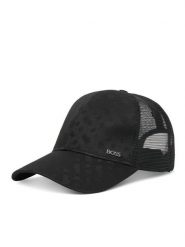 BOSS Czapka z daszkiem Zed 50560346 Czarny. Czarne czapki z daszkiem Boss, bez wzorów, z bawełny. Za 279.99 zł.