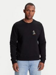KARL LAGERFELD Bluza 705099 553930 Czarny Regular Fit. Czarne bluzy KARL LAGERFELD, m, bez wzorów, z bawełny, bez kaptura. Za 699.99 zł.