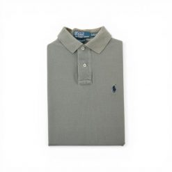 Second life - Męskie szare polo z krótkim rękawem - Stan bardzo dobry. Szare koszulki polo RALPH LAUREN, m, bez wzorów, bez kołnierzyka, bez ramiączek, na golfa. Za 127.76 zł.