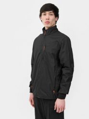 4F Kurtka trekkingowa PrimaLoft® Active męska M. Czarne kurtki 4F, m, bez wzorów, z dzianiny, bez kaptura. W wyprzedaży za 99.99 zł.