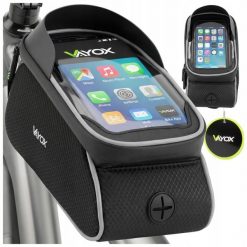 Torba rowerowa na ramę VAYOX VA0450 etui na telefon 1,2L. Czarne torby na ramię VAYOX, bez wzorów, z gumy, na ramię, bez dodatków. Za 45.00 zł.