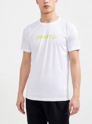 Craft Koszulka sportowa w kolorze białym rozmiar: L. Białe t-shirty sportowe Craft, bez wzorów, bez ramiączek, outdoorowe. Za 43.99 zł.
