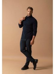 Perfect Cashmere Kaszmirowy golf "Trevor" w kolorze granatowym rozmiar: L. Niebieskie golfy Perfect Cashmere, l, bez wzorów, z kaszmiru, bez ramiączek. Za 434.99 zł.