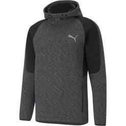 Bluza dresowa męska Puma EVOSTRIPE. Czarne bluzy bez kaptura Puma, m, bez wzorów, z dresówki, bez kaptura. Za 144.83 zł.