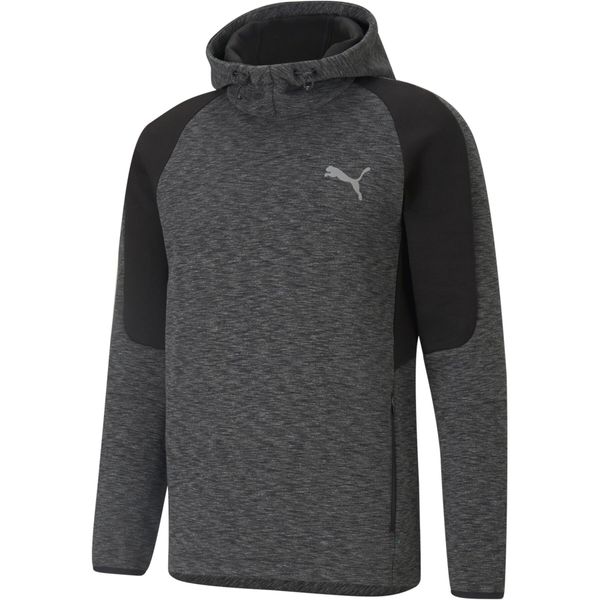 Bluza dresowa męska Puma EVOSTRIPE. Czarne bluzy bez kaptura Puma, m, bez wzorów, z dresówki, bez kaptura. Za 144.83 zł.
