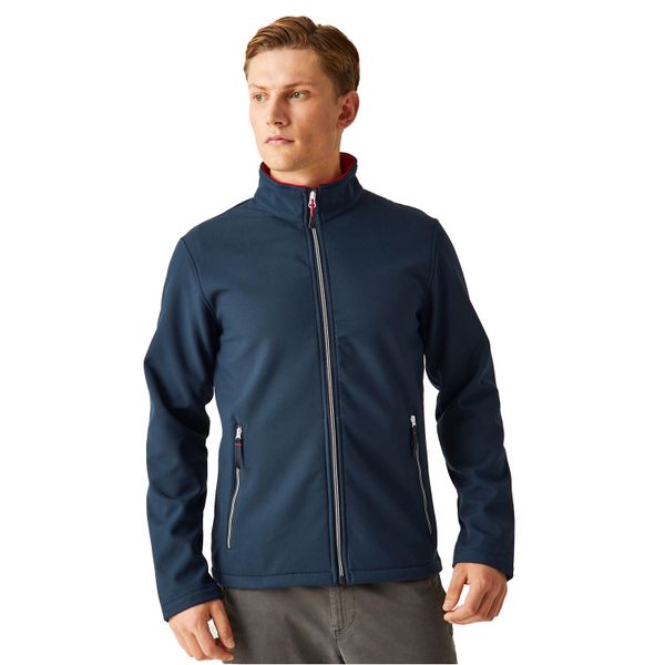Męska Dwuwarstwowa Kurtka Soft Shell Ascender. Czerwone kurtki Regatta, m, bez wzorów, bez kaptura. Za 164.99 zł.