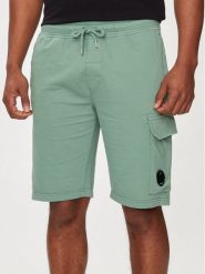 C.P. Company Szorty sportowe 16CMSB021A002246G Zielony Regular Fit. Zielone krótkie spodenki sportowe C.P. Company, m, bez wzorów, z bawełny. Za 1,339.00 zł.