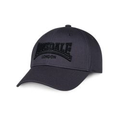 Bawełniana czapka z daszkiem Lonsdale Flixton. Czarne czapki z daszkiem Lonsdale, bez wzorów, z bawełny. Za 137.50 zł.