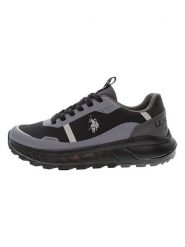 U.S. Polo Assn. Sneakersy w kolorze czarno-szarym rozmiar: 42. Czarne buty sportowe casual U.S. Polo Assn., bez wzorów, bez zapięcia. Za 219.08 zł.