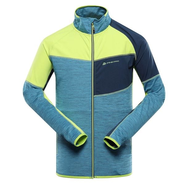 Bluza męska turystyczna szybkoschnąca Alpine Pro Onnec 2. Niebieskie bluzy bez kaptura Alpine Pro, l, bez wzorów, z materiału, bez kaptura. Za 239.00 zł.