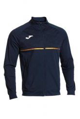 Bluza do biegania męska Joma Record III Full Zip. Niebieskie bluzy bez kaptura Joma, m, bez wzorów, z materiału, bez kaptura. Za 292.00 zł.