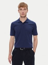 Marc O'Polo Polo 526 2144 53004 Granatowy Regular Fit. Niebieskie koszulki polo sportowe Marc O'Polo, m, bez wzorów, z bawełny, bez kołnierzyka, bez ramiączek. Za 269.99 zł.