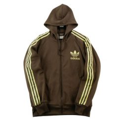 Second life - Bluza z kapturem Męska Trefoil - Stan bardzo dobry. Brązowe bluzy z kapturem Adidas, m, bez wzorów, z dresówki, z kapturem. Za 164.76 zł.